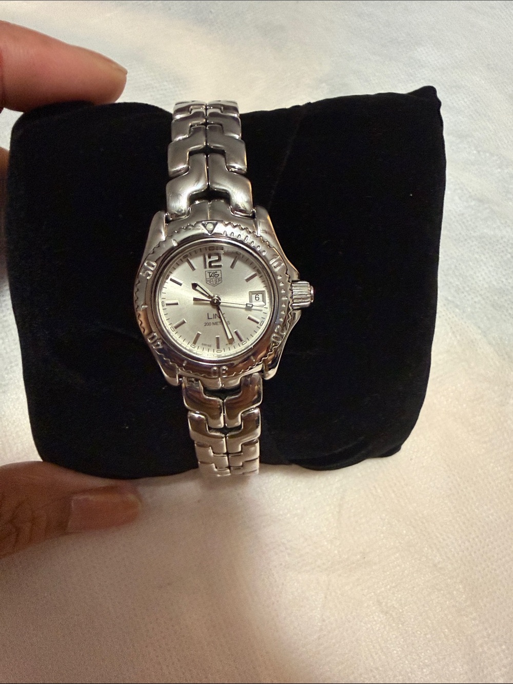 Authentic Tag Heuer Stainless Steel Links 26mm Quartz with Silver Dial